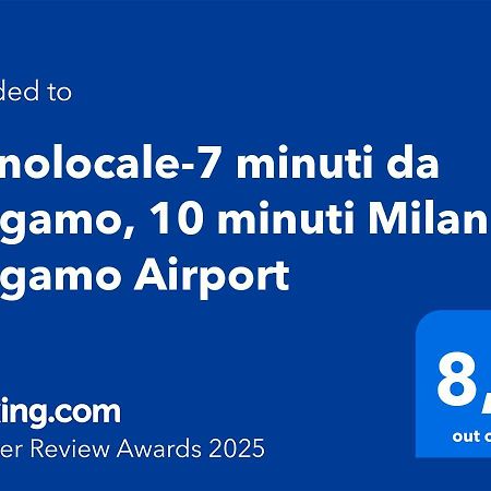 Appartement Monolocale-7 Minuti Da Bergamo, 10 Minuti Milan Bergamo Airport à Gorle Extérieur photo