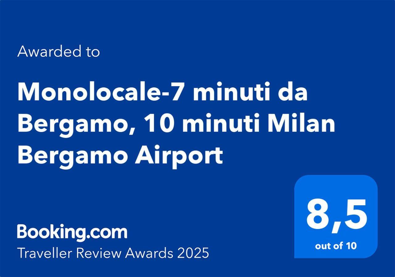 Appartement Monolocale-7 Minuti Da Bergamo, 10 Minuti Milan Bergamo Airport à Gorle Extérieur photo